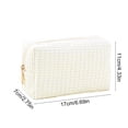 thumbnail image 3 of WWG Corduroy Makeup Bag Handheld Toiletry Pouch for Girls Women Large Capacity Travel Cosmetic Bag Nylon Material 6.1 x 4.9 x 2.8 Inches, 3 of 6