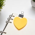 thumbnail image 5 of Adorable Heart Shape Sticky Note Pads - 50 Adhesive Message Stickers for Office and Milk Tea Shop Reminders, Perfect for Writing Notes and Blessings!,Yellow, 5 of 5