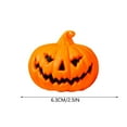 thumbnail image 3 of Halloween Pumpkin Lantern, Durable Plastic Jack-O'-Lantern Decoration, Battery Operated, Indoor Outdoor Party Prop, Orange, 8 Inch, Festive Holiday Decor, 3 of 4