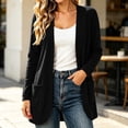 thumbnail image 6 of Enjoytime Lightweight Cardigans for Women Long Sleeve Open Front Cardigan Sweater Solid Casual Soft Fall Clothes, 6 of 8