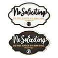 thumbnail image 2 of teapwant 2 Piece Wooden Wall Mounted Do Not Disturb Sign Do Not Ring The Doorbell Sign Home, 2 of 7