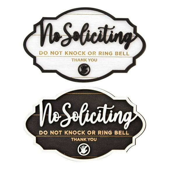 ZZHZGZ Canada Clearance Sale 2 Piece Wooden Wall Mounted Do Not Disturb Sign Do Not Ring The Doorbell Sign For Home