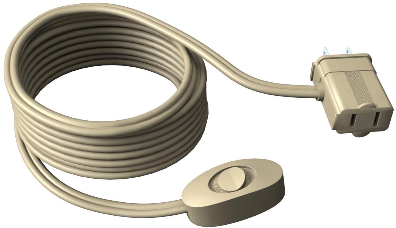 STANLEY 31324 10Foot Extension Cord with On/Off Switch, Beige