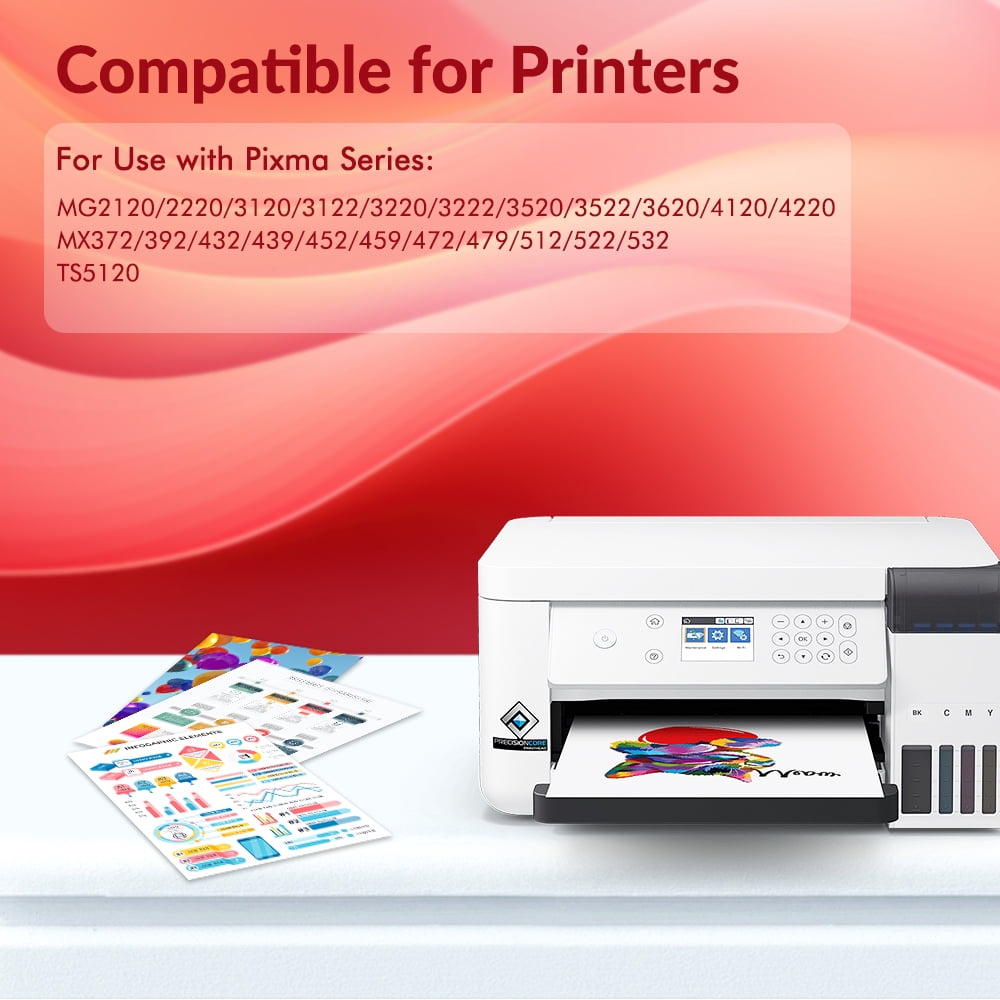 Compatible for Canon 276XL 275XL Ink Cartridges 275 and 276 Ink for Pixma TS3522 TS3520 TS3500 TR4722 TR4720 TR4700 Printer (Black + Color, 2PK)