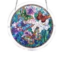 thumbnail image 3 of Acrylic Jigsaw Puzzle Suncatcher, Suncatcher Puzzle, 83 Pieces Acrylic Puzzle Window Hanging, Colorful Stained Glass Acrylic Sun Catcher Decor, for Women Mom, 3 of 8