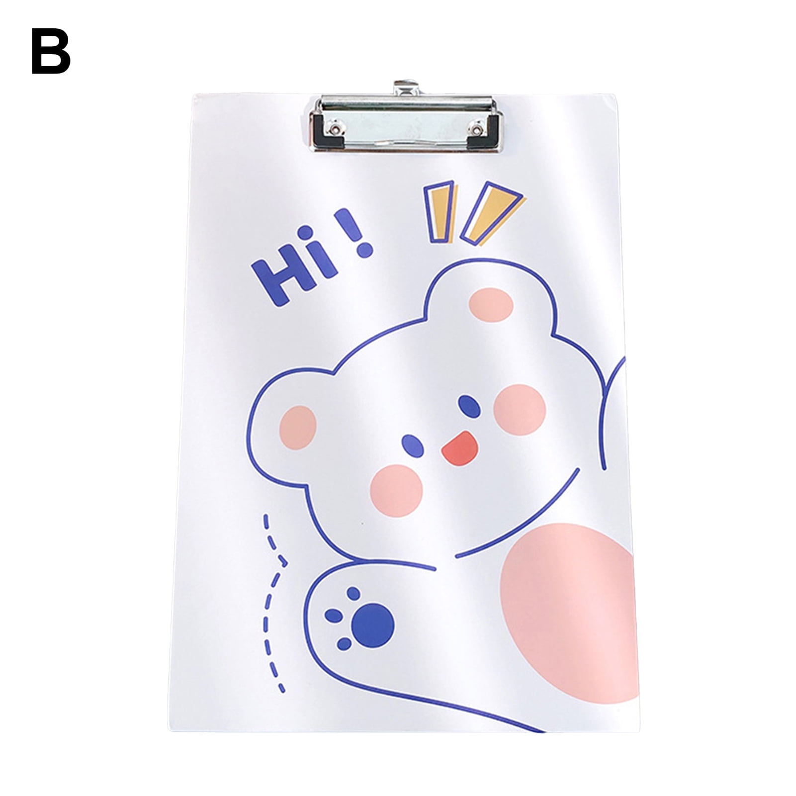 Paperboard Clip Multifunctional Hard Cute A4 Cartoon File Memo Test Paper  Clipboard for Student 