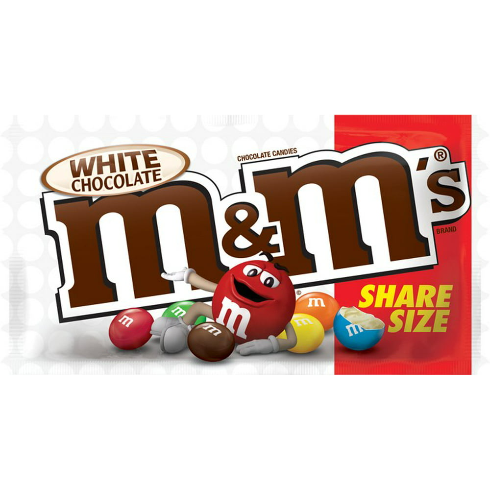 Mandms White Chocolate Candy 2 47oz