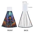 thumbnail image 4 of Wobogo Scarecrow Pumpkin Hand Towel Set of 2 Absorbent for Kitchen and Bathroom With Velcro Hanging Loop 18.2×14in, 4 of 7