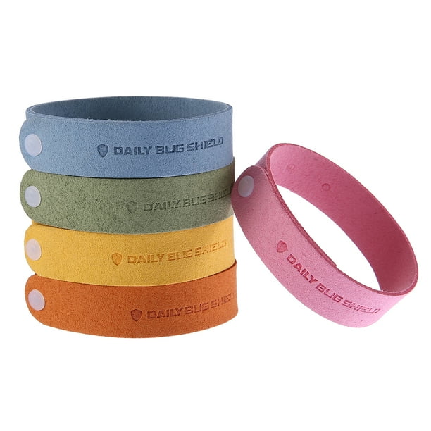 12Pcs Mosquito Repellent Bracelet Band Natural Citronella Bracelet