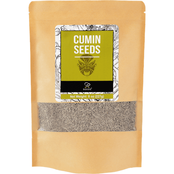 Soeos Cumin Seeds, 8oz, regular