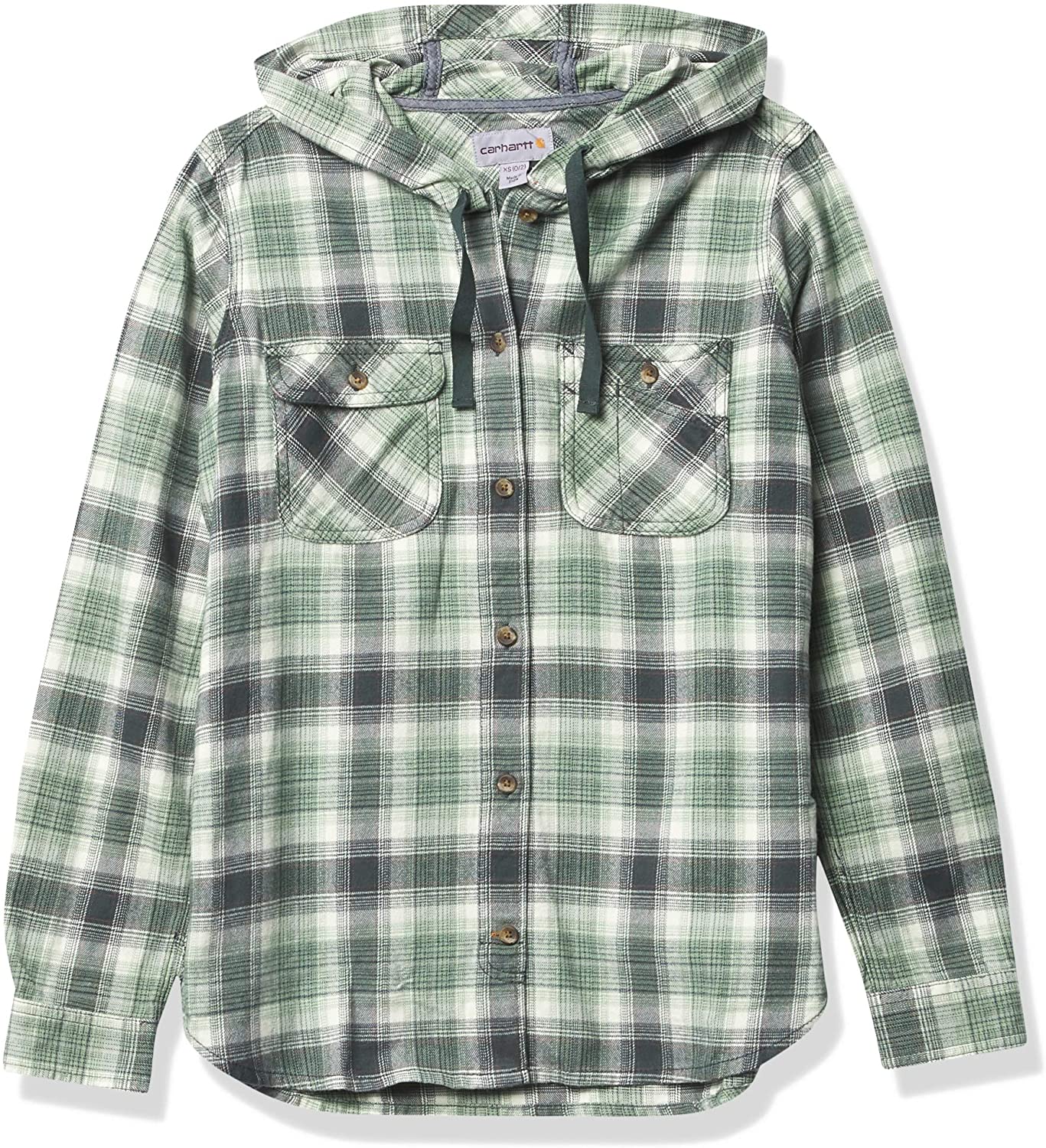 green carhartt flannel