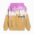 thumbnail image 4 of KPOPLK Hoodie for Teen Girls Cute Graphic Hoodies 2-12 Years Kids Long Sleeve Sweatshirt Pullover Purple,Size 3-4 Years, 4 of 5