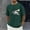 Green, variant on Bnwani Mens Shirts Printed Comfortable Shirts Short Sleeve Tee Sky Blue 3XL