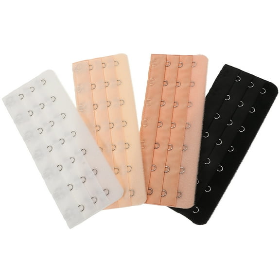 4 Pcs Bra Extenders Plus Size Seven Hooks Extensions Shapewear