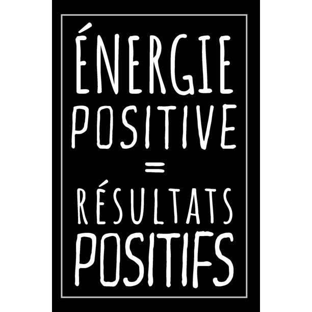 Pensee Du Jour Carnet De Notes Energie Positive Resultats Positifs Cadeau Original Pour Transmettre Un Message Positif A Sa Soeur Son Frere Son Fils Sa Fille Cadeau D Anniversaire Ou