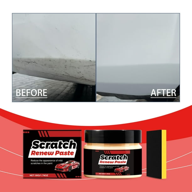 Crema para arañazos Suministros de limpieza Crema para arañazos de coche Accesorios para coche Kit de limpieza de coche Kit de lavado de coche Imprescindibles para viajes por carretera