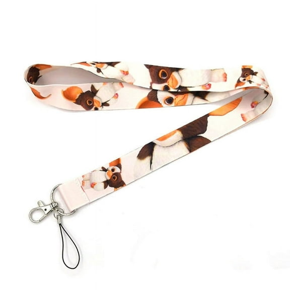 Anime Source Gremlins Movie Series Character Gizmo Mogwai Monster Christmas Horror Lanyard Keychain ID Badge Holder