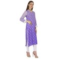 thumbnail image 2 of Bimba PrintedDesignerKurtaFor Womens Straight Kurti V-Neck EthnicTraditionalWear - Cotton Modal, 2 of 6