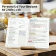 thumbnail image 6 of Notebook Taja Recipe Book To Write In Your Own Recipes Aesthetic Personal Blank Recipes Cook Book Journal With 70 Recipes Family Recipe Book Recipe Notebook To Organize Your Recipes 5., 6 of 8