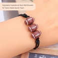 thumbnail image 3 of Sonducket 20 piezas de pulseras de béisbol de softbol, ​​cuerda de cera, recuerdo de fiesta trenzado, brazalete inspirador, de joyería de Ropa, zapatos y accesorios Miscelánea Rugby Sonducket AP012164-02, 3 of 6