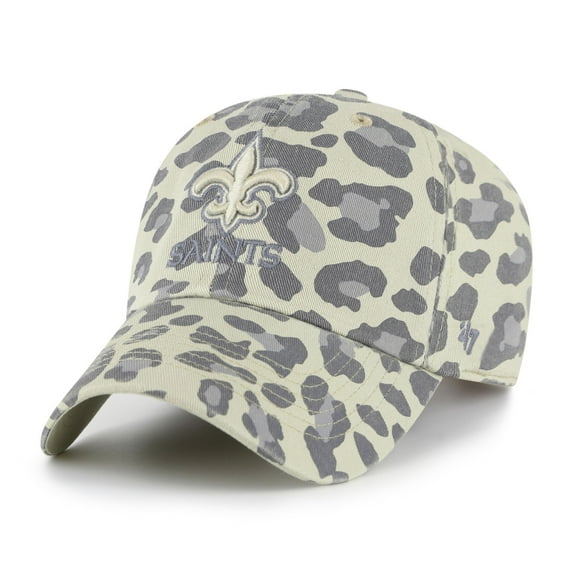 Women's '47  Gray New Orleans Saints Bagheera Clean Up Adjustable Hat