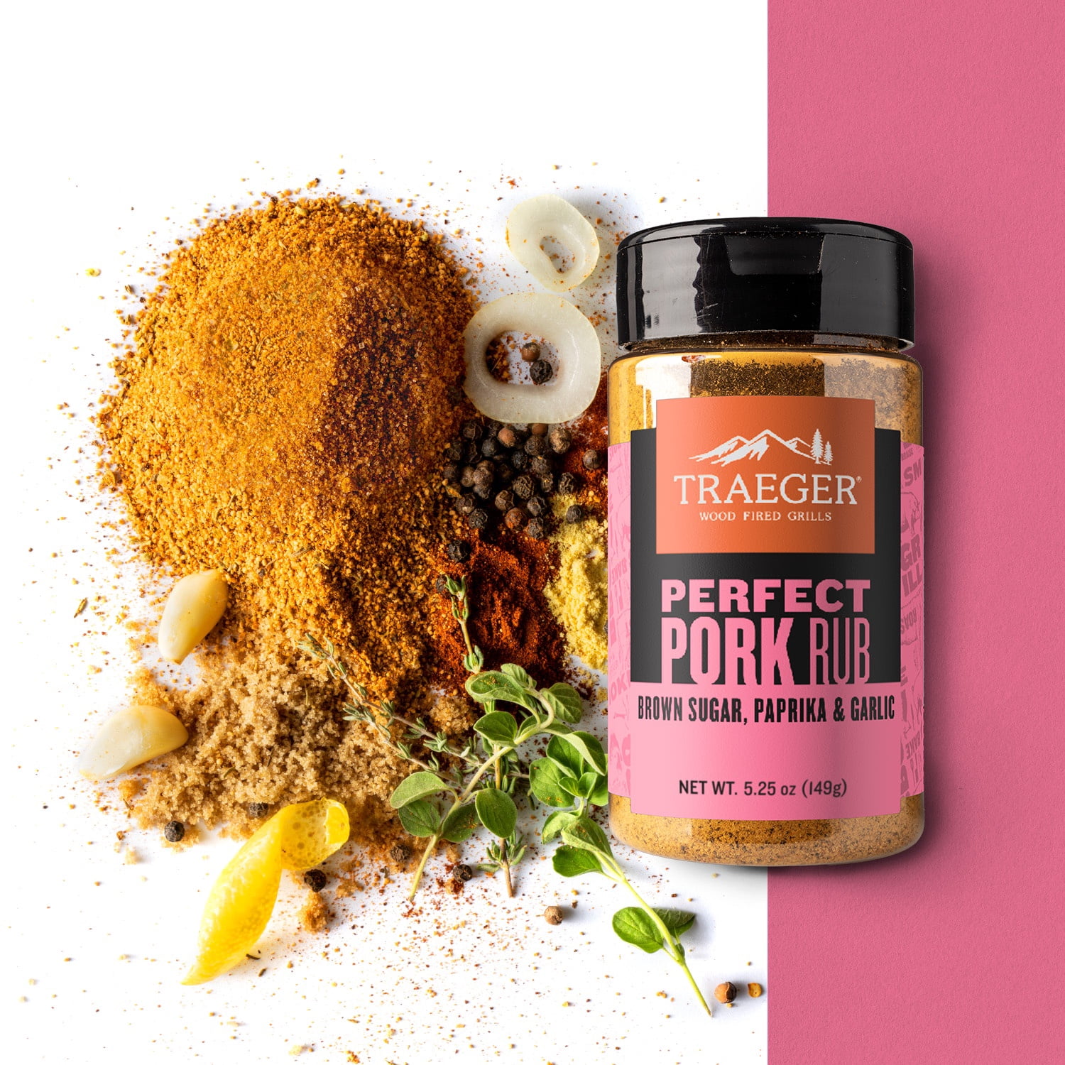 Traeger Grills Perfect Pork Rub , 5.25 oz bottle