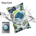 thumbnail image 6 of Honeii Game All Day Print Pillow Cases,Plush Throw Pillow Covers,Decorative Pillowcase for Sofa, Couch, Living Room-16"x24", 6 of 6
