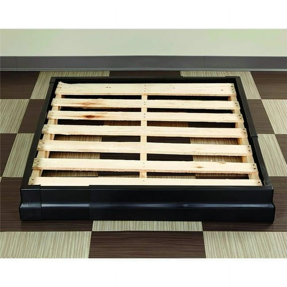 Kinter 9717430 6 x 28 x 28 in. Adjustable Pallet Plastic Guard, Large - Black