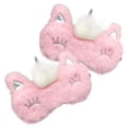thumbnail image 3 of MasteelfCA 2Pcs Plush Eye Masks Sleeping Eye Covers Furry Sleep Masks Kids Eye Cover Sleeping Eye Covers, 3 of 7