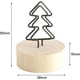 thumbnail image 4 of Clip para notas, soporte para clips de notas, 13 piezas, abrazadera para soporte de fotos, base de madera, clips para soporte de notas, tarjeta, soporte de mesa para bodas, fiestas, decoración d, 4 of 5