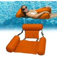 thumbnail image 1 of Hamaca inflable del agua, asiento plegable del sillón del flotador de la piscina con el respaldo Silla de la natación Salón del flotador de la piscina Silla del agua Hamaca del agua 4 en 1 p, 1 of 3