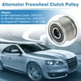 thumbnail image 3 of Unique Bargains 12317575518 Alternator Freewheel Clutch Pulley for Mini Hatchback Cooper 2005-2013 Overrunning Alternator Pulley Replacement Part 1 pcs, 3 of 6