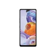 LG Stylo 6 - 4G smartphone RAM 3 GB / 64 GB - microSD slot - 6.8" - 2460 x 1080 pixels - 3x rear cameras 13 MP, 5 MP, 5 MP - front camera 13 MP - Metro - white