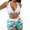 White@GC@, variant on CONZONE Womens Bikini Sets 2 Peice Swimsuits for Women High Waisted Tropical Hawaii Graphic Lightweight Summer Beach Bathing Suits