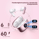 thumbnail image 4 of Audífonos Inalámbricos Occiam P91 In Ear Bluetooth 5.4 Rosa, 4 of 5