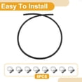 thumbnail image 7 of Unique Bargains 3/16" Fuel Line Kit 4.92ft Vacuum Hose Automotive Fuel Hose with 8 Clamps 1 Set, 7 of 7