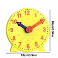 thumbnail image 2 of BESTSKY Happy Date Clock—Teaching Kids to Tell Time Color Coded Hour and Minute Hands Toy Clock with Metal Stand Classroom Or Homeschool, 2 of 7