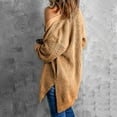 thumbnail image 7 of Jjayotai Lightweight Cardigan for Women, Crochet Cover Up, Loose Open Front Long Sleeve Cardigans Sweaters Gold L, 7 of 7