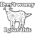 thumbnail image 3 of CafePress - Don't Worry I Goat This - Women's Dark Pajamas, 3 of 4