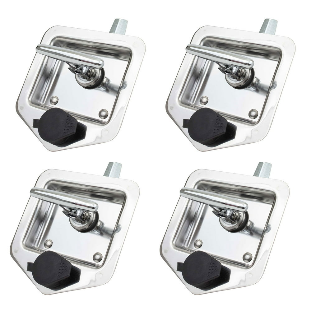 (4 Pack) Thandle Tool Box Lock Rv Door Latch with Two Keys Stainless
