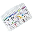 thumbnail image 2 of Rotuladores De Pintura Acrílica, Juego De Rotuladores De Secado Rápido Para Pintura De Roca De Vidrio, 48 Colores, 2 of 9