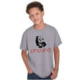 thumbnail image 5 of Funny Food Noodle Pun Pho Sho Panda Crewneck T Shirts Boy Girl Teen Brisco Brands M, 5 of 6