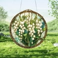 thumbnail image 6 of PRETXORVE Home Decor, Room Decor, Color Glass Style Flower Girl Style Acrylic Hanging Decorations Modern, 6 of 6