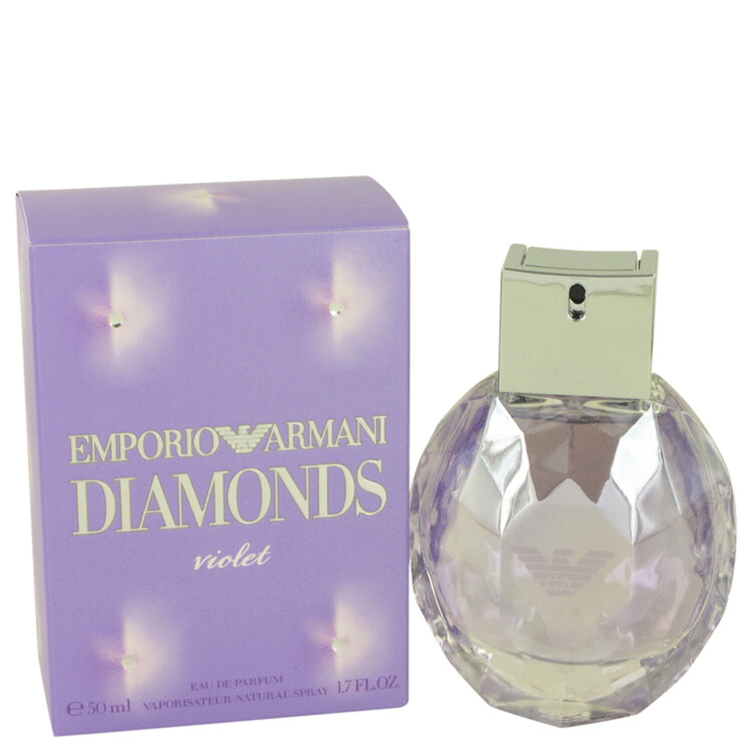 Emporio Armani Diamonds Violet Eau de Parfum, Perfume for Women,  Oz  Full Size 
