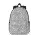 thumbnail image 1 of Easygdp GlitterSilver Mochila Ligera de 15 Pulgadas para Estudiantes, Mochila Cómoda para la Escuela y Viajes, Correas Ajustables, 1 of 6