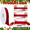 thumbnail image 2 of Cinta decorativa Jutom Velvet, 30 yardas, color rojo vino, 3 rollos, 2 of 7