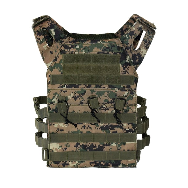 Chaleco Pte Carrier Gear Chaqueta Para Hombre Outdoor Jungle Camufje de Sunnimix Chaleco para juegos al aire libre