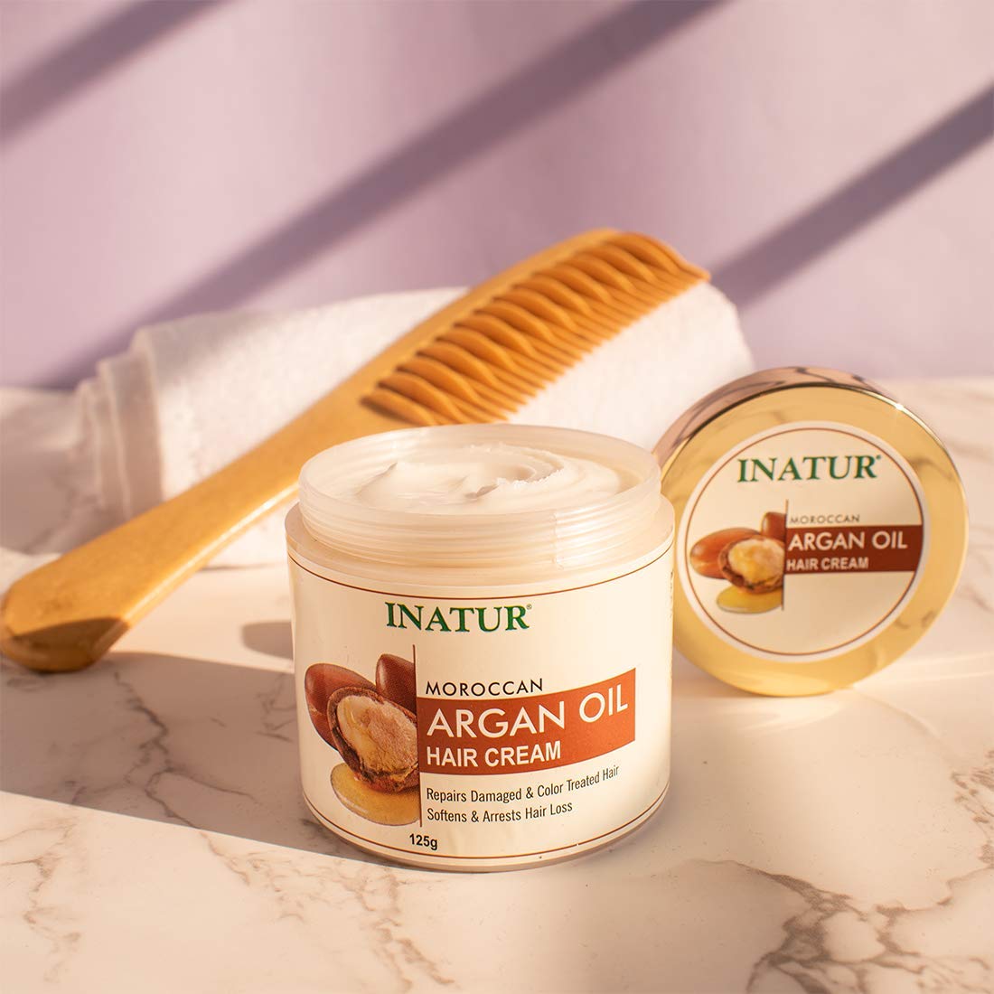 Inatur Herbals Argan Hair Cream 125gm - Walmart.com