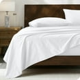 thumbnail image 2 of Bare Home Organic Percale Sheet Set - 300 Thread Count - 100% Organic Cotton - Full XL, White, 2 of 7