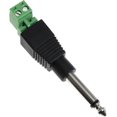 thumbnail image 2 of 2pcs 6.35mm Mono Male Plug To 2 Screw Terminal Solderless Audio Converter, 2 of 5